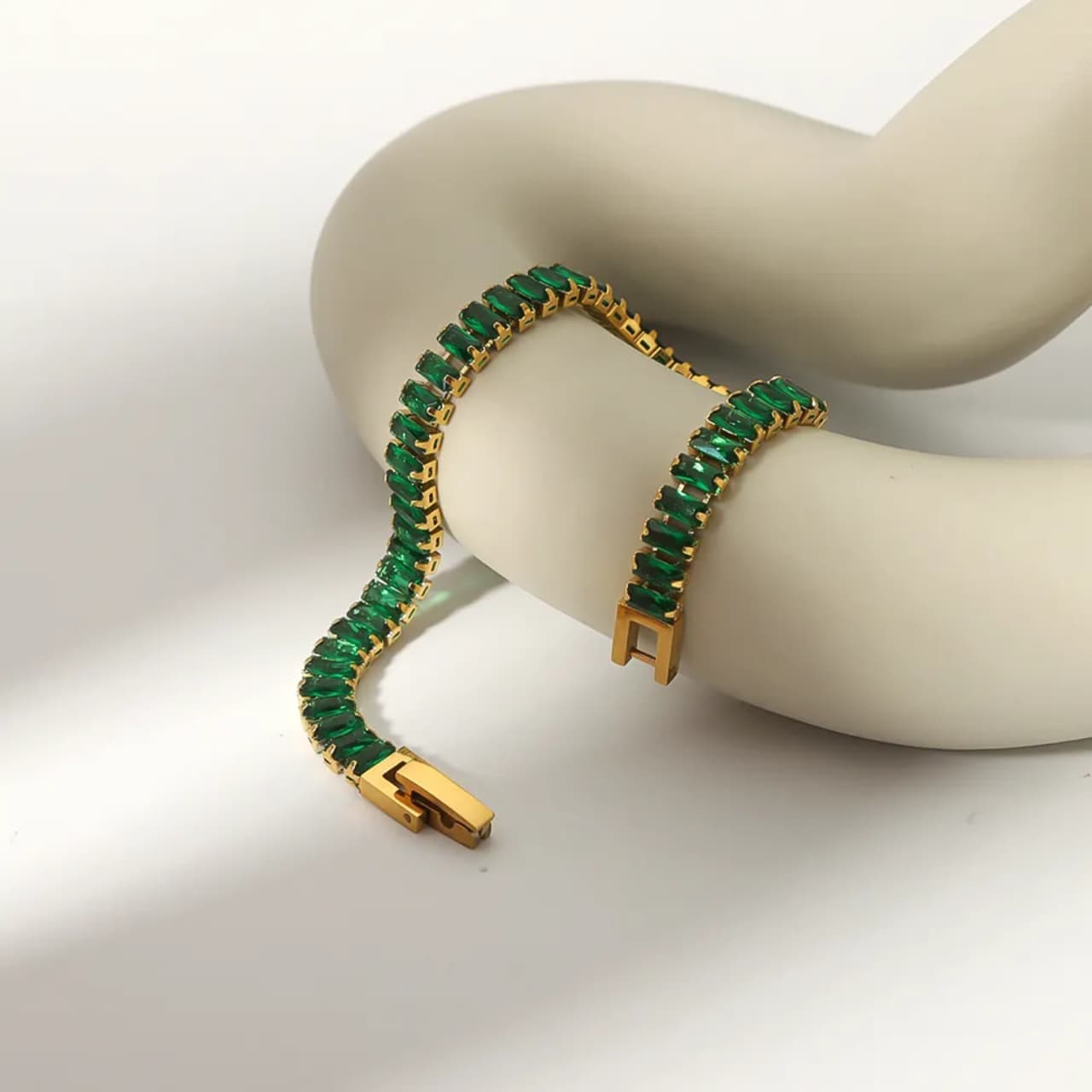 Tennis Bracelet Green 4