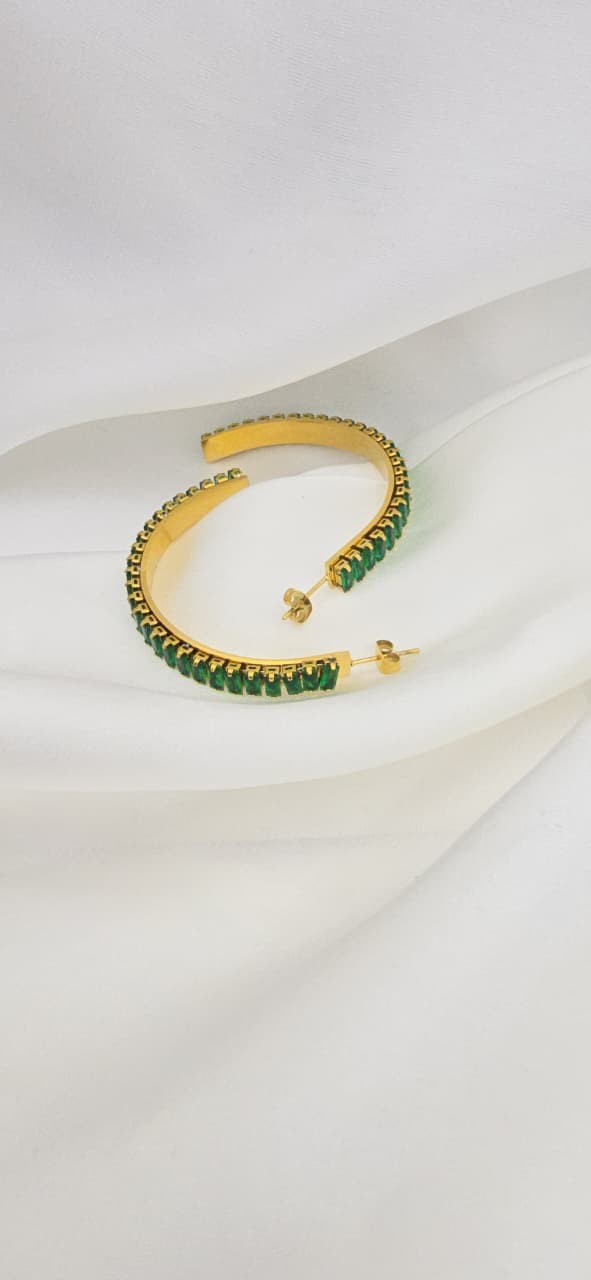 Emerald Green Earrings 3