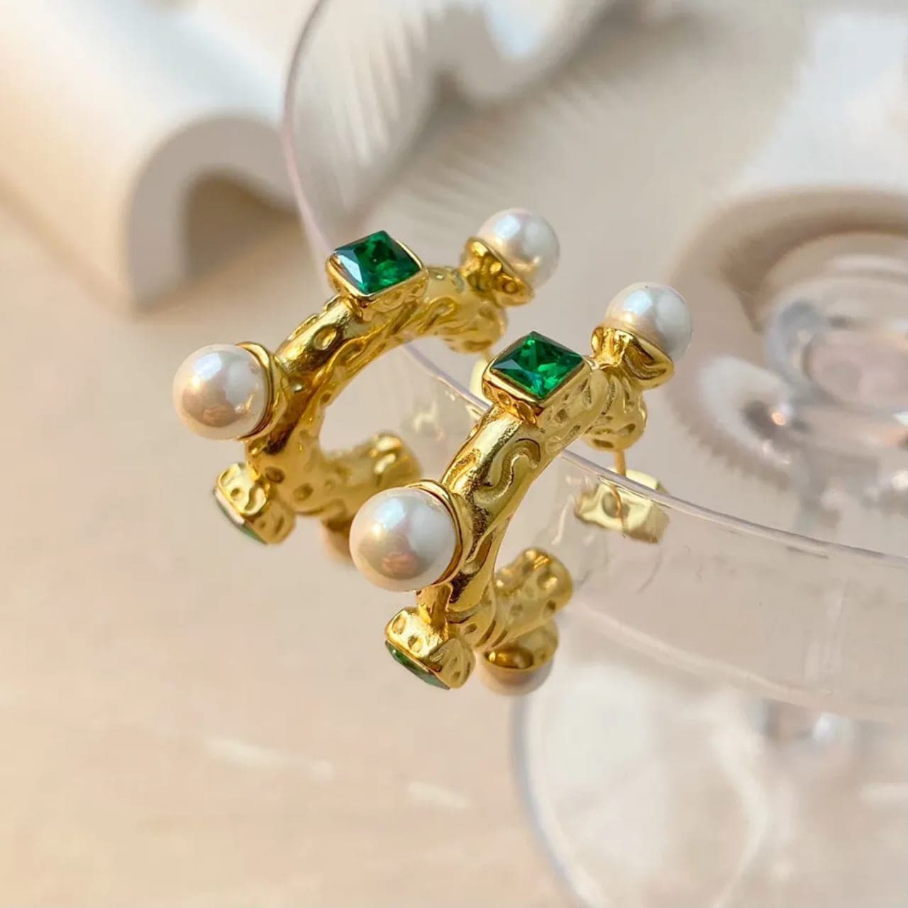 Pal's Emerald Earrings 4