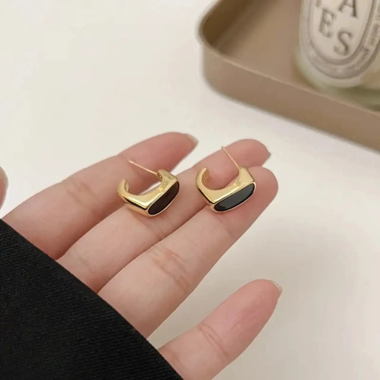 Pinhole Earrings - alternate view