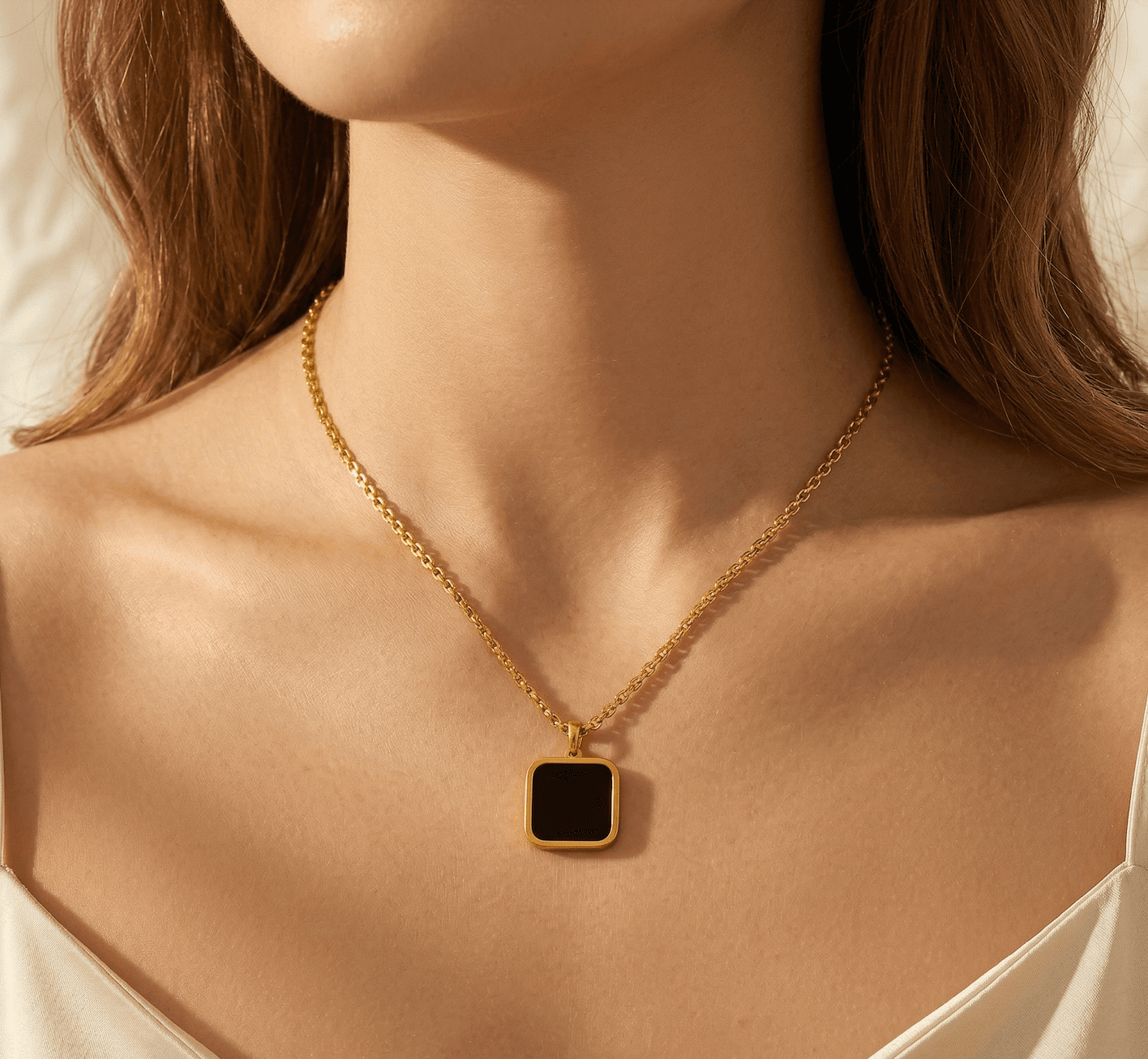 Rose Necklace Black 4