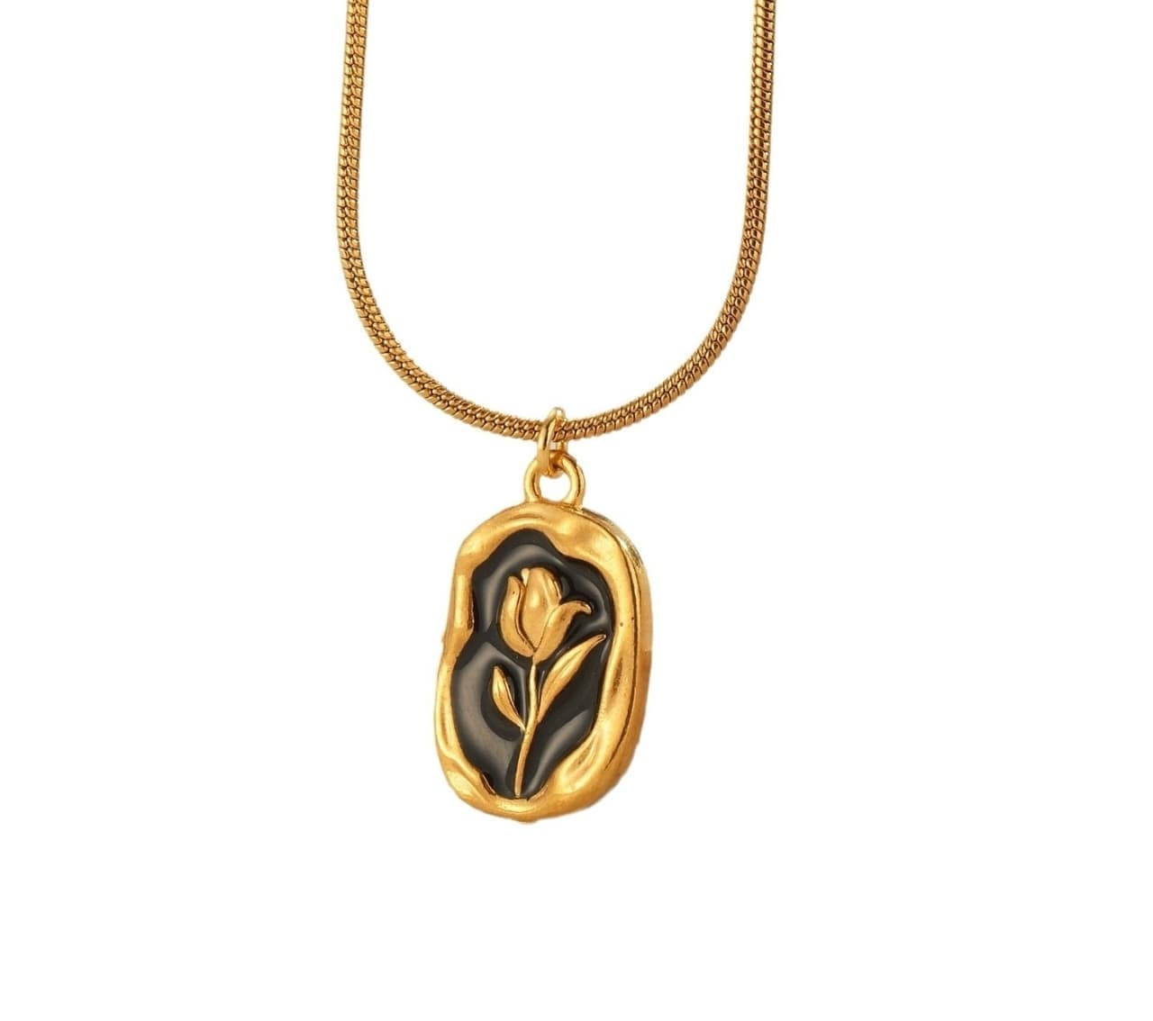 Rose Necklace Black 5